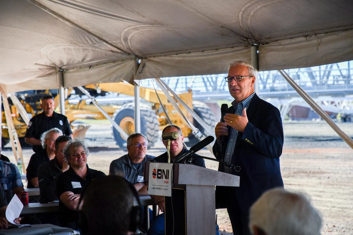 Sen. Cramer Celebrates the Commissioning of New BNI Dragline in Center